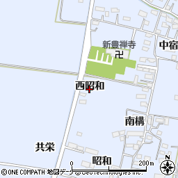 宮城県大崎市古川新田西昭和周辺の地図