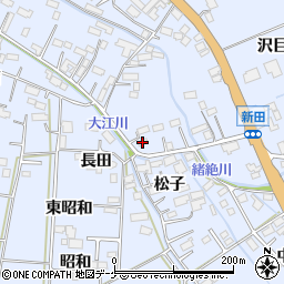 宮城県大崎市古川新田上宿57周辺の地図
