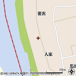 宮城県石巻市桃生町倉埣川周辺の地図