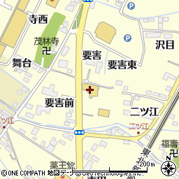 宮城スバル自動車古川店周辺の地図