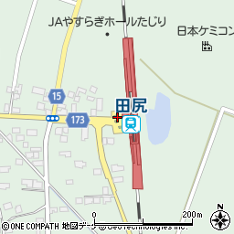 田尻駅前周辺の地図