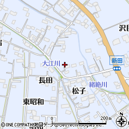 宮城県大崎市古川新田上宿56周辺の地図