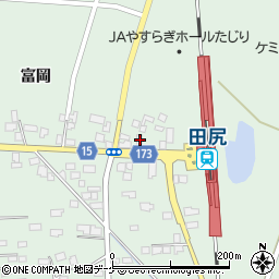 宮城県大崎市田尻沼部塩加良57-17周辺の地図