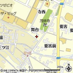 宮城県大崎市古川休塚舞台周辺の地図