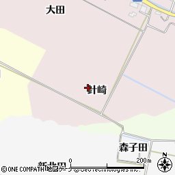 宮城県大崎市古川馬放針崎周辺の地図