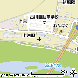 宮城県大崎市古川沢田上河原33周辺の地図