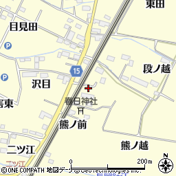 宮城県大崎市古川休塚（熊野）周辺の地図