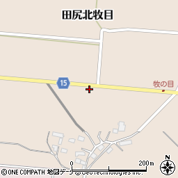 宮城県大崎市田尻北牧目牧目23周辺の地図