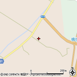 宮城県石巻市桃生町倉埣新道の沢周辺の地図