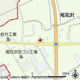 山形日産大石田尾花沢店周辺の地図