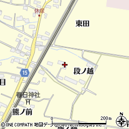 宮城県大崎市古川休塚段ノ越周辺の地図