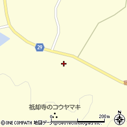 宮城県大崎市田尻大貫宿上屋敷34周辺の地図