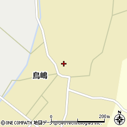 宮城県加美郡加美町鳥嶋周辺の地図