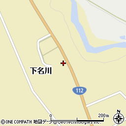 山形県鶴岡市下名川村西155周辺の地図