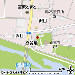宮城県大崎市古川桜ノ目高谷地周辺の地図