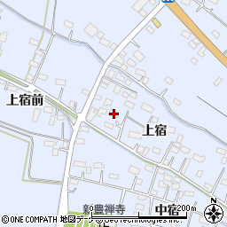 宮城県大崎市古川新田上宿34周辺の地図