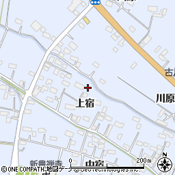 宮城県大崎市古川新田上宿36周辺の地図