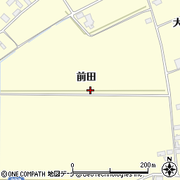 宮城県登米市豊里町（前田）周辺の地図