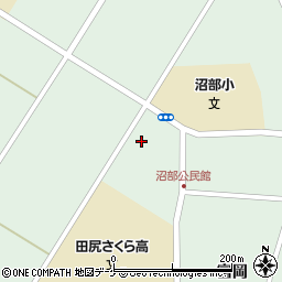 大崎市立　田尻子育て支援総合施設・すまいる園周辺の地図
