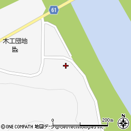 宮城県登米市津山町柳津新土手下周辺の地図