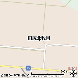宮城県大崎市田尻北牧目周辺の地図