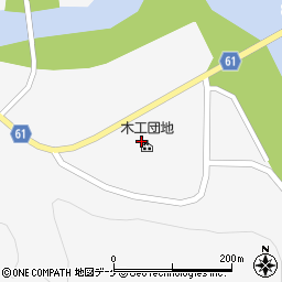 株式会社佐藤製材所　第三工場周辺の地図