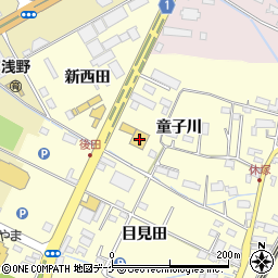 宮城日産古川店周辺の地図
