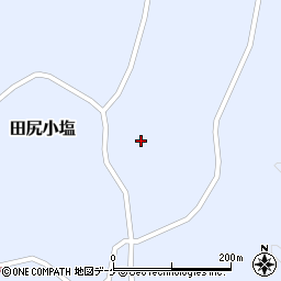 宮城県大崎市田尻小塩袖沢一周辺の地図
