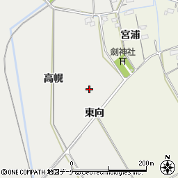 宮城県大崎市古川南沢高幌周辺の地図