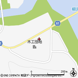 宮城県森林組合連合会津山共業センター周辺の地図