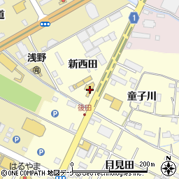 日産プリンス宮城古川店周辺の地図