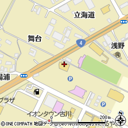 宮城県大崎市古川沢田舞台周辺の地図