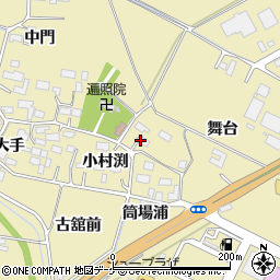 宮城県大崎市古川沢田搦周辺の地図