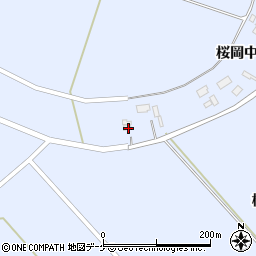 宮城県登米市米山町桜岡中新田162周辺の地図