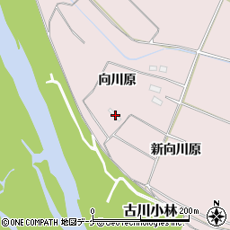 宮城県大崎市古川小林向川原48周辺の地図