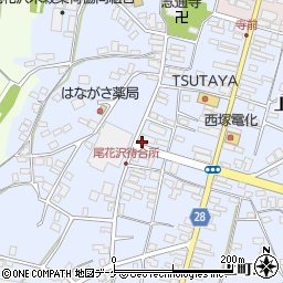 ヤマザキＹショップ尾花沢小野店周辺の地図