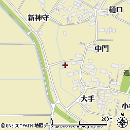 宮城県大崎市古川沢田神守195周辺の地図