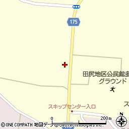 宮城県大崎市田尻通木中崎1周辺の地図