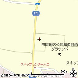 宮城県大崎市田尻通木（中崎東）周辺の地図