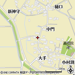 宮城県大崎市古川沢田神守196-4周辺の地図