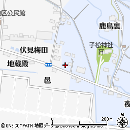 宮城県大崎市古川新田鹿島西104-2周辺の地図