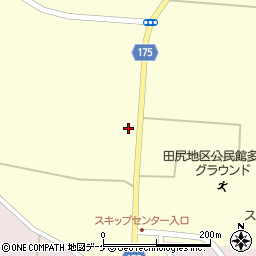 宮城県大崎市田尻通木中崎2周辺の地図