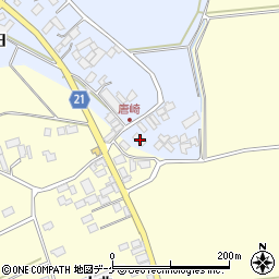 宮城県登米市米山町桜岡畑崎156周辺の地図