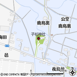 宮城県大崎市古川新田鹿島西周辺の地図