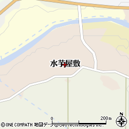 宮城県加美町（加美郡）水芋屋敷周辺の地図