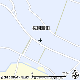 宮城県登米市米山町桜岡新田10周辺の地図