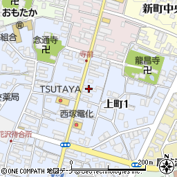 有限会社山形新聞　尾花沢専売所周辺の地図