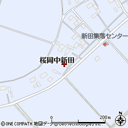 宮城県登米市米山町桜岡中新田152周辺の地図