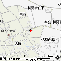 宮城県大崎市古川斎下大町37周辺の地図