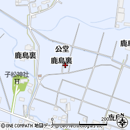 宮城県大崎市古川新田鹿島裏周辺の地図